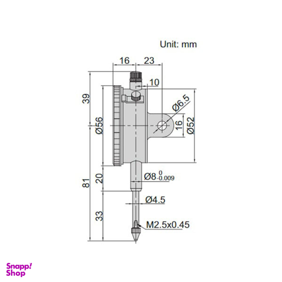 ساعت اندیکاتور اینسایز (Insize) مدل 25-2302