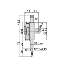 ساعت اندیکاتور دیجیتال اینسایز (Insize) مدل 101-2112
