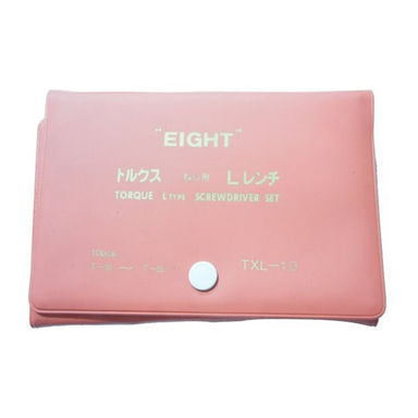 آچار آلن ستاره ای کوتاه ایت (Eight) مدل TXL-10 مجموعه 10 عددی