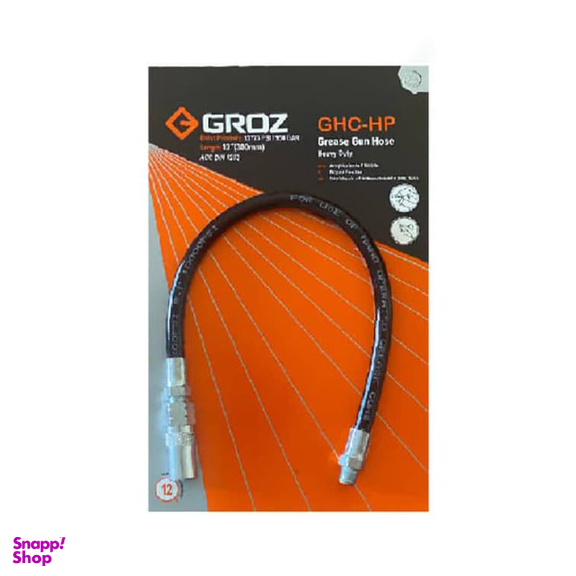 شلنگ فشار قوی گریس پمپ کوپلینگ دار گروز (Groz) مدل GHC/HP