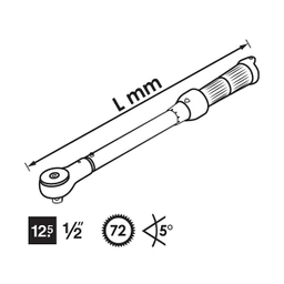 آچار ترکمتر تقه ای 1.2 اینچ ویگور (Vigor) مدل V3899