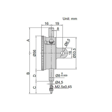 ساعت اندیکاتور اینسایز (Insize) مدل 1-2313