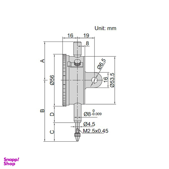 ساعت اندیکاتور اینسایز (Insize) مدل 1-2313