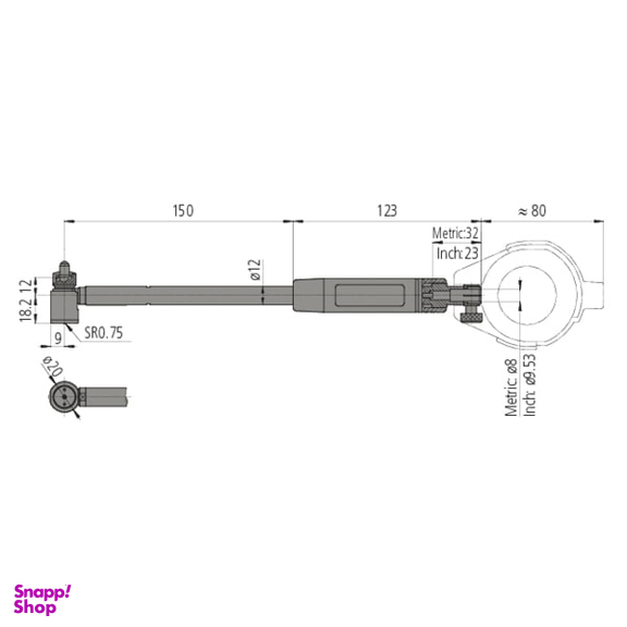 بور گیج 60 - 35 میلی متر میتوتویو (Mitutoyo) مدل 712-511 Mitutoyo