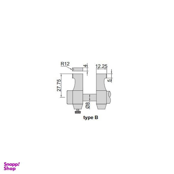 میکرومتر داخل سنج اینسایز (Insize) مدل 75-3220 سایز 75-50 میلی متر