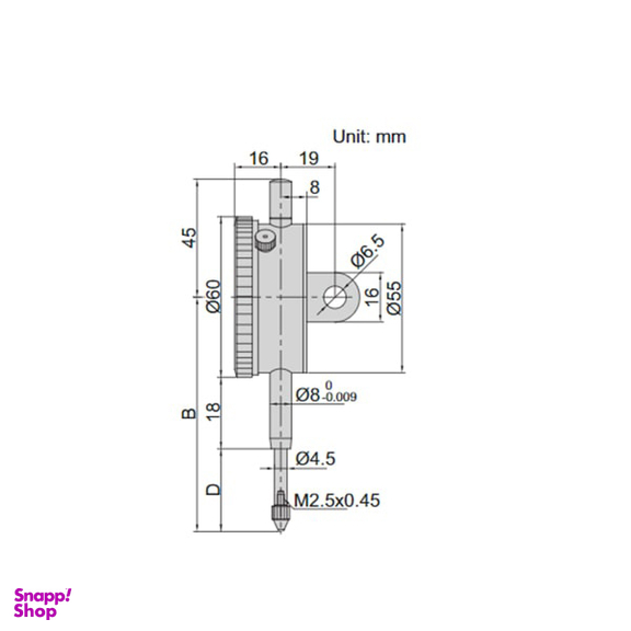 ساعت اندیکاتور اینسایز (Insize) مدل 10-2318