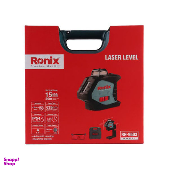 تراز لیزری دو خط 360 درجه رونیکس (Ronix) مدل RH-9503