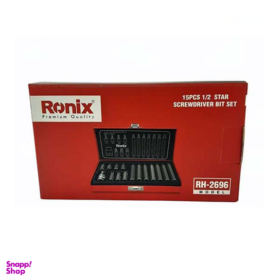 جعبه بیت ستاره ای رونیکس (Ronix) مدل RH-2696 مجموعه 15 عددی