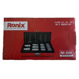 جعبه بکس ترکیبی E ستاره ای رونیکس (Ronix) مدل RH-2695 مجموعه 14 عددی