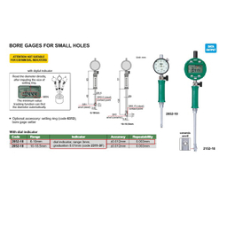 بور گیج 10 - 6 میلی متر اینسایز (Insize) مدل 10-2852