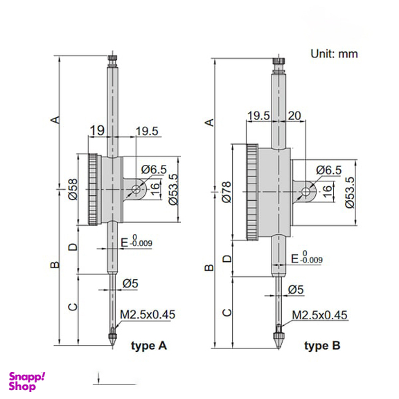 ساعت اندیکاتور اینسایز (Insize) مدل 50-2309