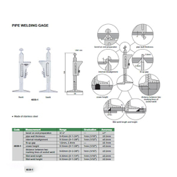 گیج جوشکاری لوله اینسایز (Insize) مدل 1-4839