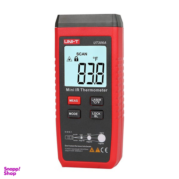 مینی ترمومتر لیزری 300 درجه یونیتی (UNIT) مدل UT306A