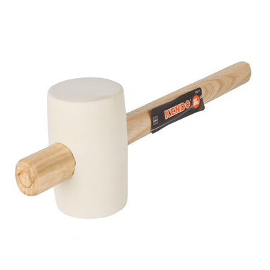 چکش لاستیکی دسته چوبی کندو (Kendo) مدل 12-2531 رنگ سفید