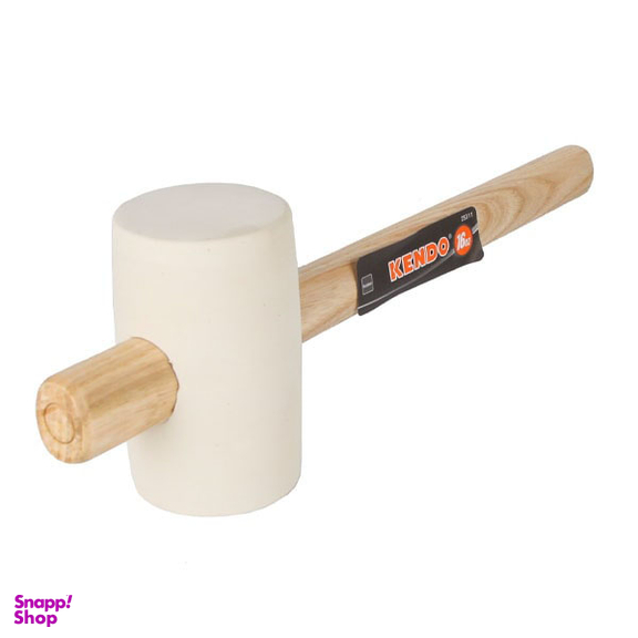 چکش لاستیکی دسته چوبی کندو (Kendo) مدل 12-2531 رنگ سفید