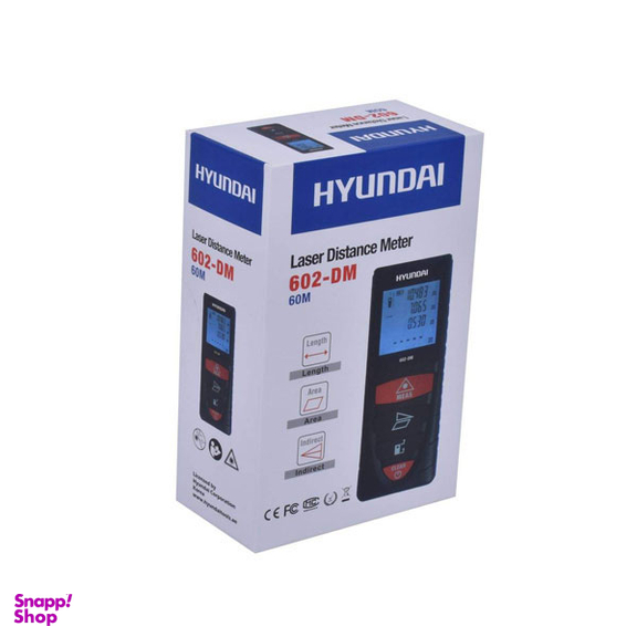 متر لیزری هیوندای (Hyundai) مدل 602-DM سایز 60 متر