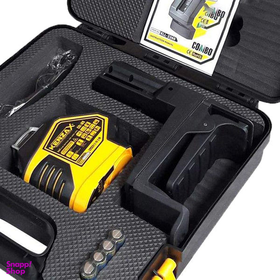 تراز لیزری دو خط 360 درجه نور سبز کنزاکس (Kenzax) مدل KLL-3360