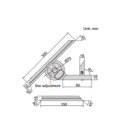 زاویه سنج ذره بینی اینسایز (Insize) مدل 360-2372