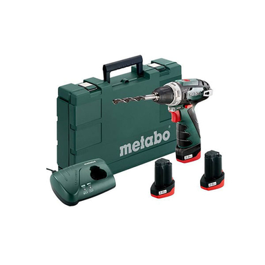 دریل پیچ گوشتی شارژی متابو (Metabo) مدل PowerMaxxBS باتری لیتیوم 10.8 ولت