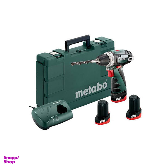 دریل پیچ گوشتی شارژی متابو (Metabo) مدل PowerMaxxBS باتری لیتیوم 10.8 ولت