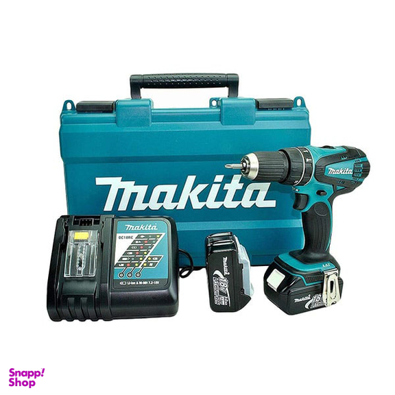 دریل شارژی چکشی ماکیتا (Makita) مدل DHP456RFE باتری لیتیوم 18 ولت