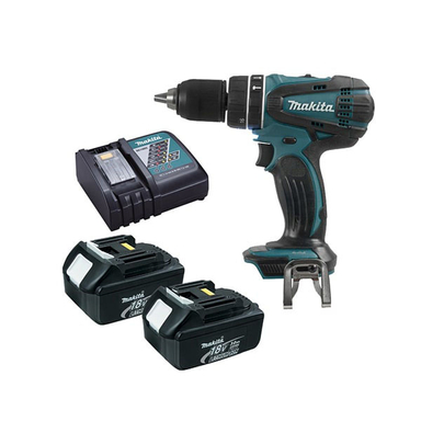 دریل شارژی چکشی ماکیتا (Makita) مدل DHP456RFE باتری لیتیوم 18 ولت