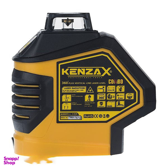 تراز لیزری دو خط 360 درجه کنزاکس (Kenzax) مدل KLL-2360 COMBO