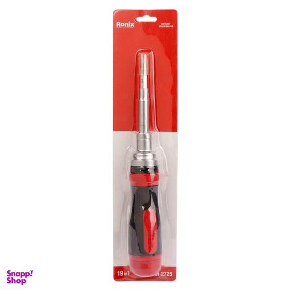 سر پیچ گوشتی جغجغه ای رونیکس (Ronix) مدل RH-2725 مجموعه 9 عددی