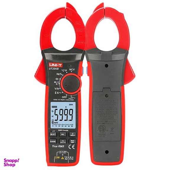 آمپرمتر کلمپی یونیتی (UNIT) مدل UT206B