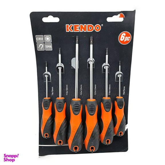 پیچ گوشتی ستاره ای کندو (Kendo) مدل 85137 مجموعه 6 عددی