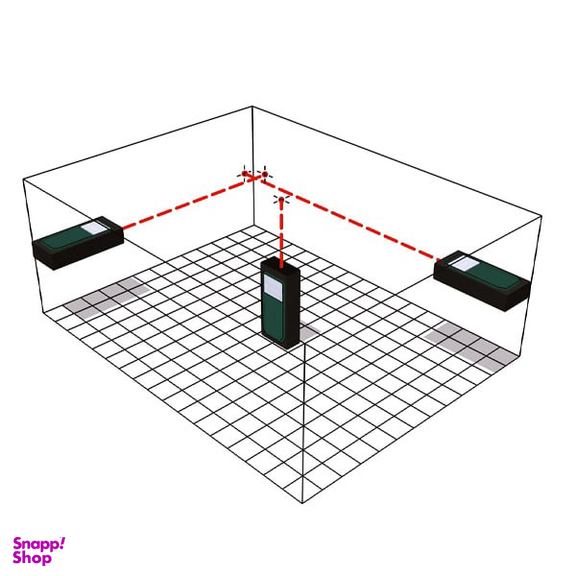 متر لیزری متابو (Metabo) مدل LD 60 سایز 60 متر