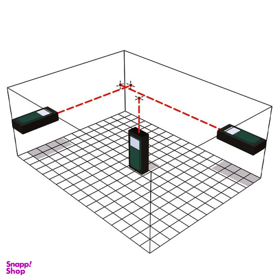 متر لیزری متابو (Metabo) مدل LD 30 سایز 30 متر