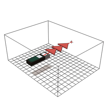 متر لیزری متابو (Metabo) مدل LD 30 سایز 30 متر