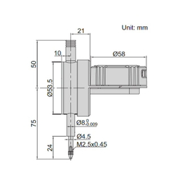 ساعت اندیکاتور دیجیتال اینسایز (Insize) مدل 10-2118