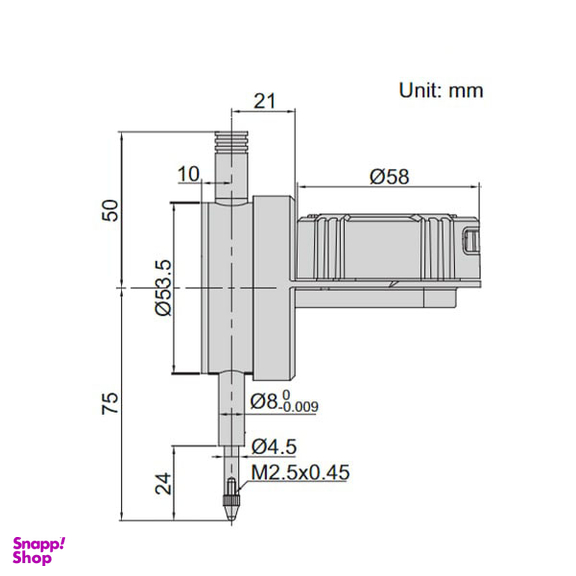 ساعت اندیکاتور دیجیتال اینسایز (Insize) مدل 10-2118