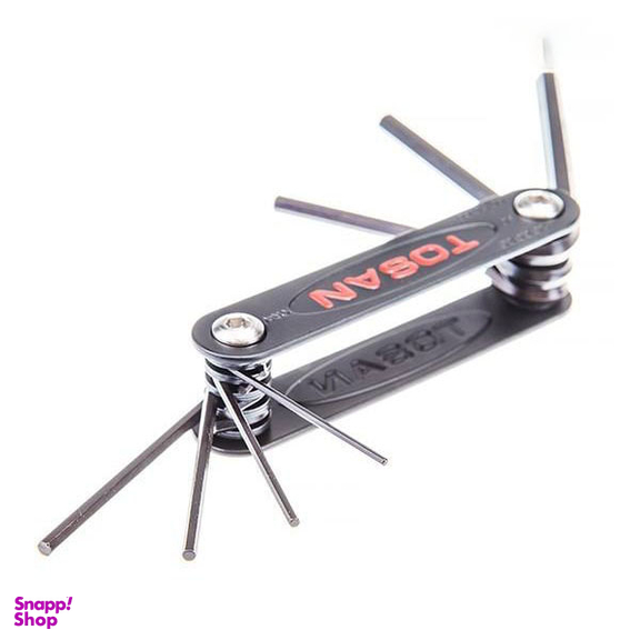 آچار آلن شش گوش چاقویی بلند توسن (Tosan) مدل T726-MB314 مجموعه 15 عددی