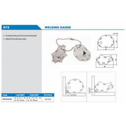 گیج جوشکاری فیلت آکاد مدل 01-012-972