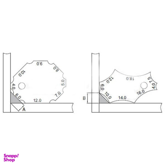 گیج جوشکاری فیلت آکاد مدل 01-012-972