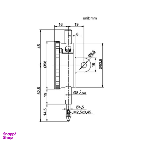 ساعت اندیکاتور آکاد (Accud) مدل 01-001-222