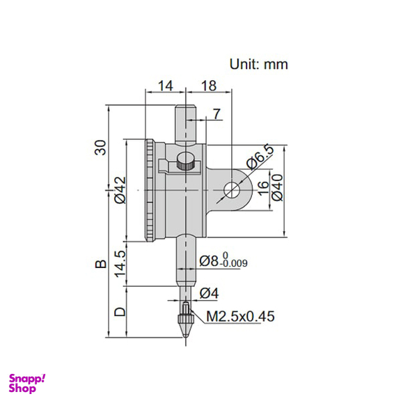 ساعت اندیکاتور اینسایز (Insize) مدل 3-2311