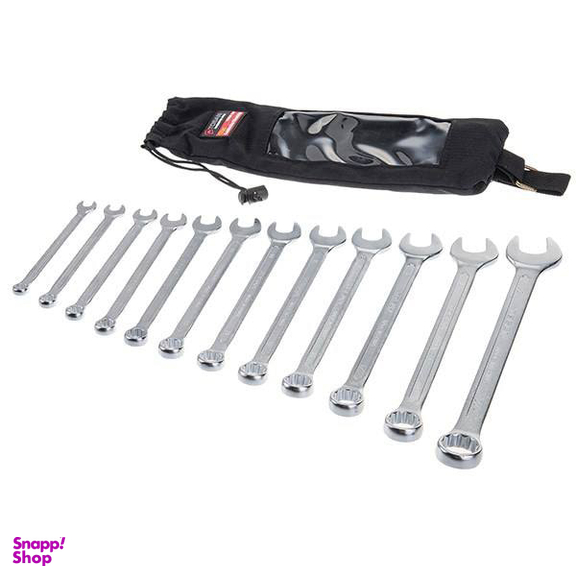 آچار یک سر تخت یک سر رینگ توسن (Tosan) مدل T101-S12 مجموعه 12 عددی