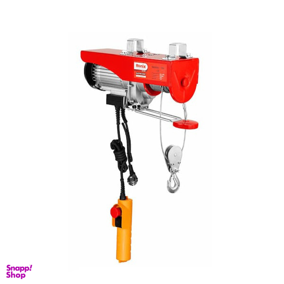 جرثقیل سقفی برقی رونیکس مدل RH-4132 وزن 400 کیلوگرم سایز 18 متر