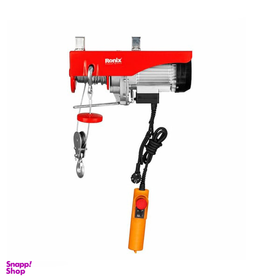 جرثقیل سقفی برقی رونیکس مدل RH-4132 وزن 400 کیلوگرم سایز 18 متر