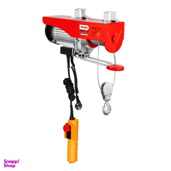 جرثقیل سقفی برقی رونیکس (Ronix) مدل RH-4134 وزن 600 کیلوگرم سایز 18 متر