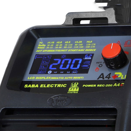 اینورتر جوشکاری 200 آمپر صبا الکتریک (Saba Electric) مدل POWER REC-2002 A4 Plus