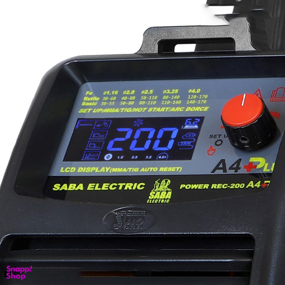 اینورتر جوشکاری 200 آمپر صبا الکتریک (Saba Electric) مدل POWER REC-2002 A4 Plus