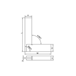 گونیا صنعتی لبه دار آکاد (Accud) مدل 02-008-845 سایز 200x130 میلی متر