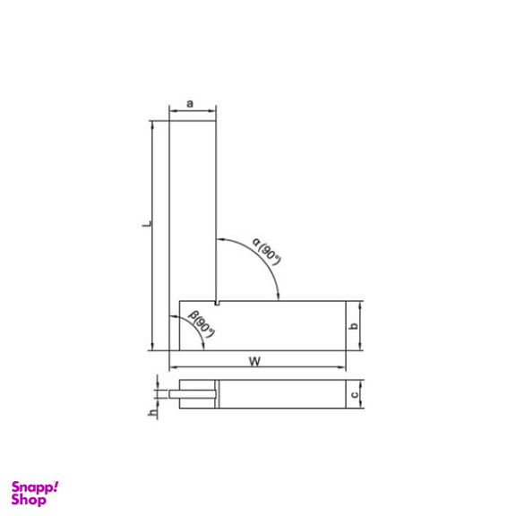 گونیا صنعتی لبه دار آکاد (Accud) مدل 02-008-845 سایز 200x130 میلی متر