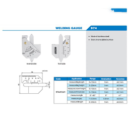 گیج جوشکاری آکاد (Accud) مدل 01-013-974