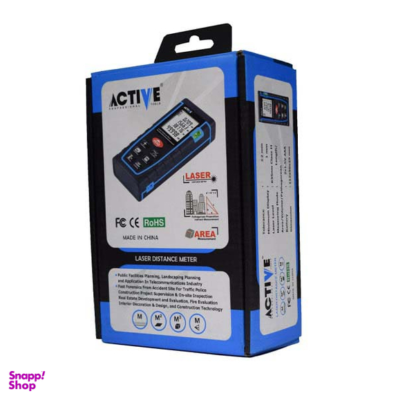 متر لیزری اکتیو (Active) مدل AC-6680E سایز 80 متر